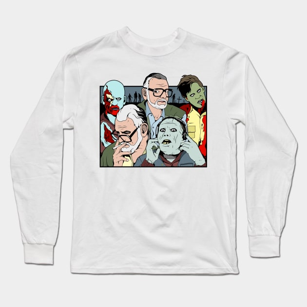 The Works of Romero Long Sleeve T-Shirt by Creative Terror